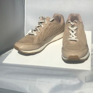 Zara Mesh Nude Sneakers